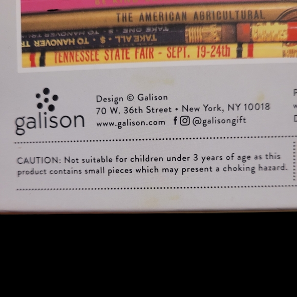 Galison Vintage Pencils 1000 Piece Foil Puzzle - Picture 11 of 11